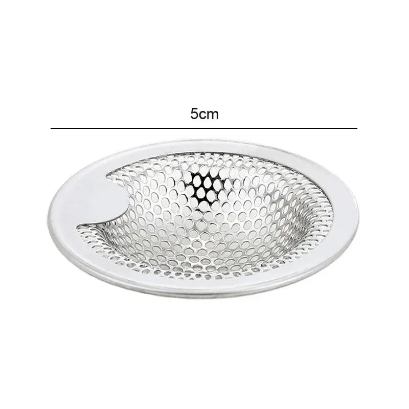 Kitchen Sink Stainless Steel Filter Sewer Mesh Strainers Disposable Sink Filter Mesh Bags Bathroom Floor Drain Hair Waste Filter