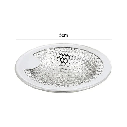 Kitchen Sink Stainless Steel Filter Sewer Mesh Strainers Disposable Sink Filter Mesh Bags Bathroom Floor Drain Hair Waste Filter