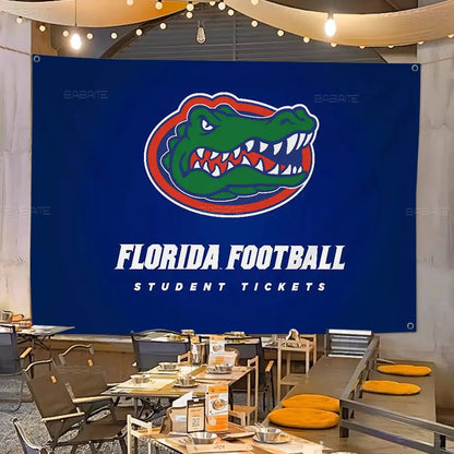 F-Florida G-Gators Football Cartoon Flag Art Science Fiction Room Home Decor Wall Hanging Home Decor Banner