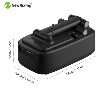 Wireless phone holder,Portable speaker,Speaker phone holder,emergency power bank,1800mAh battery,USB charging,hands-free