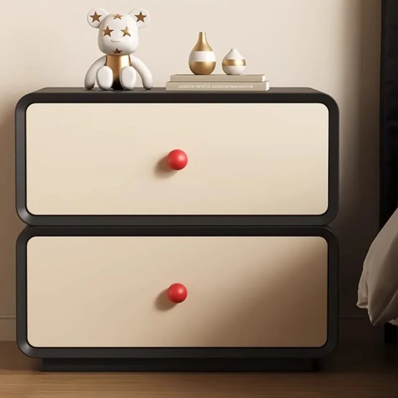 Solid Wood Bedroom Nightstand Minimalist Modern Small Storage Shelf Luxury Bedside Organizer Home Decor Solid Pine Furniture