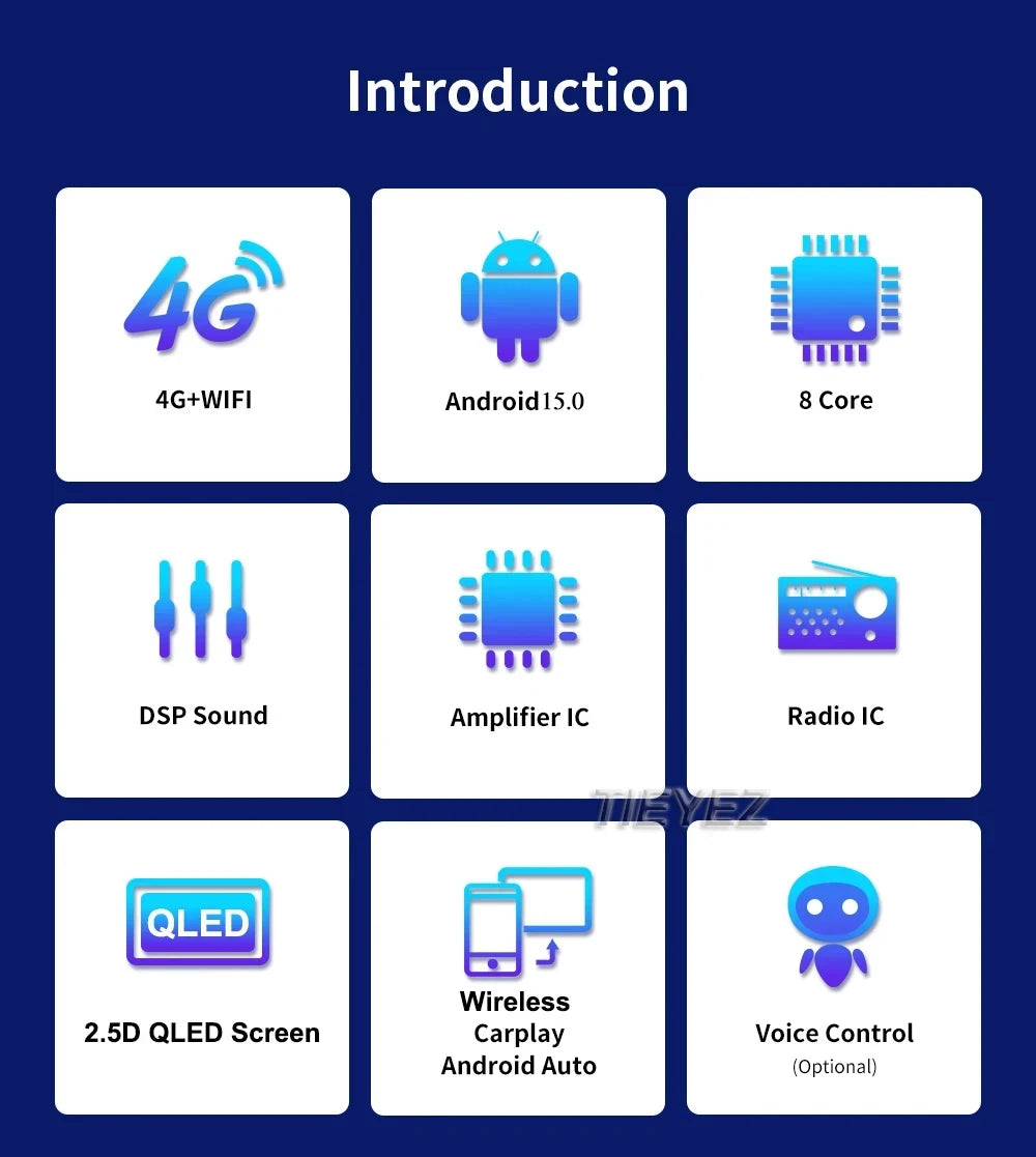 Android 16 Car Radio GPS Navigation QLED Carplay Auto Multimedia Stereo Player For Volkswagen VW Polo Plus Jetta MK7 T6 Passat
