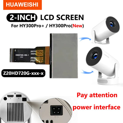 Projector LCD Screen Number Z20HD720G-V06-1 Projector Accessories for Magcubic HY300Pro NEW HY300Pro+ 720p LCD Projector Panel