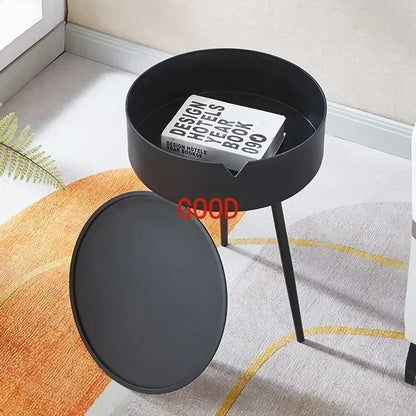 Modern Simple Bedroom Bedside Table Rental Room with Bed Side Table Storage Small Table