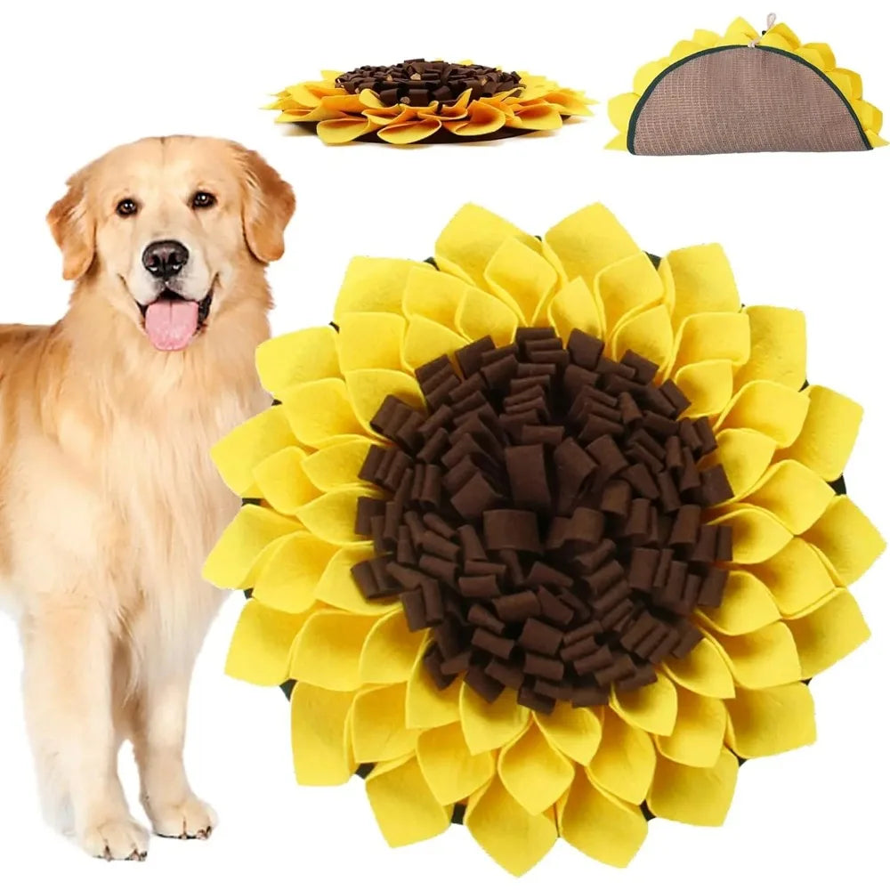 Dog Toys Snuffle Mat for Slow Feeding Puppy Sniffing Pad Smell Training Interactive Puzzle Toy Indoor Stress Relief Pet Supplies