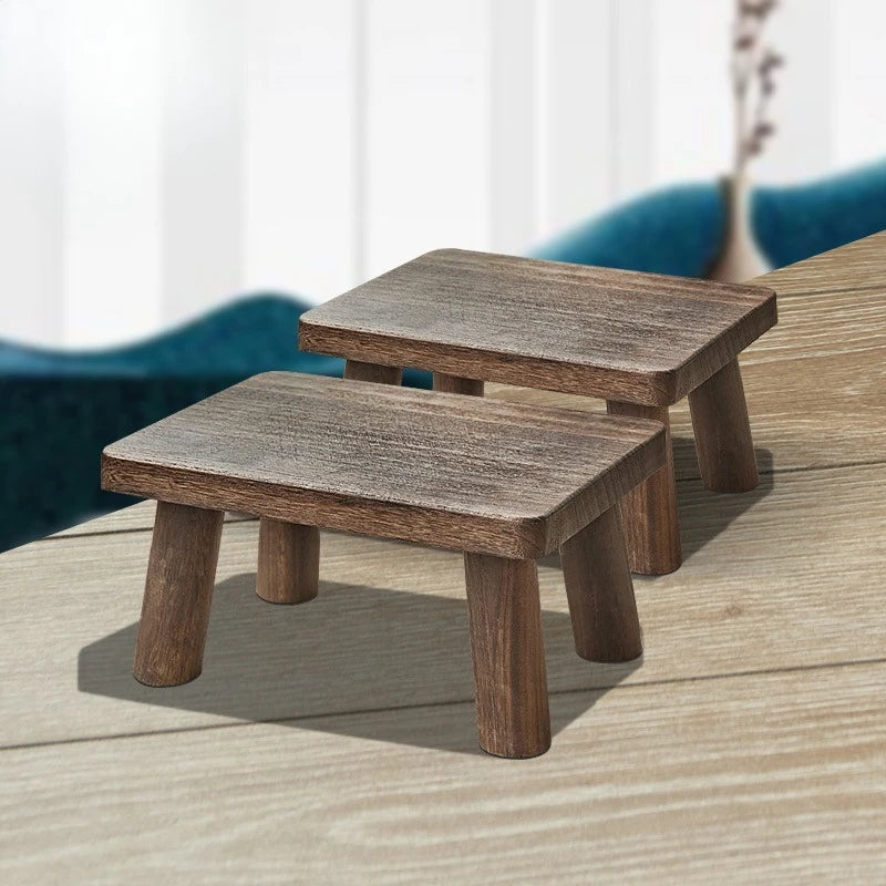 Small wooden stool shoe stool low stool square stools living room small stools footstool wooden stools coffee table solid wood