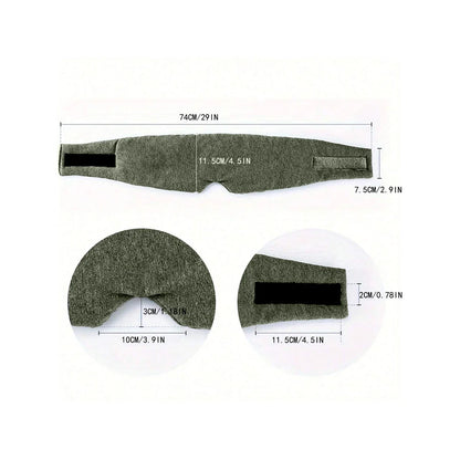 1pcs Sleeping Mask Breathable and Pressure-reducing Soft Portable Travel Mask Lunch Break Eye Cover