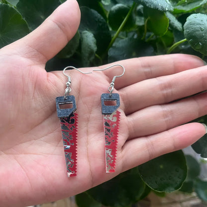 Exaggerated Cool Punk Knife Earrings,Halloween earrings, Knife Earrings, Horror Jewelry, Women Earrings, Gothic Jewelry