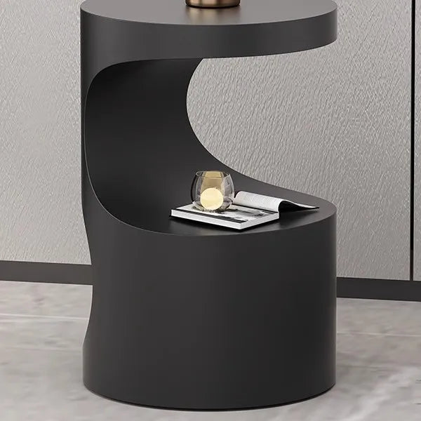 Modern Creative Sofa Living Room Side Table Simple Light Special-shaped Small Table Black Corner Table