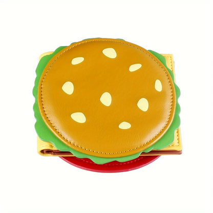 Crab Lagoon Wallet Burger Wallet Men's and Women's Wallet Rfid Anti-Theft Short Wallet Small Wallet