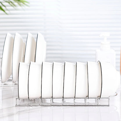 Dish Drying Rack 1-Tier Compact Kitchen Dish Bowl Rack Drainboard Set Rust-Proof Dish Drainer with Utensil Holder Rag Holder