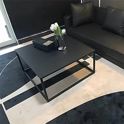 Creative Furniture Metal Small Coffee Table ,Small Apartment Living Room Personality  Modern Minimalist Iron Table