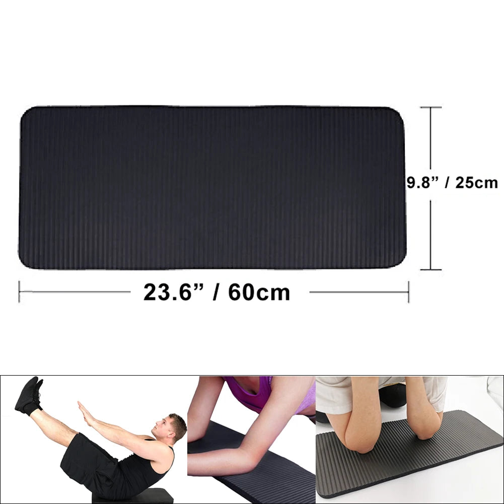 25*60*1.5cm Exercise Yoga Kneeling Mat Mini Non Slip Auxiliary Exercise Fitness Pilates Mat Foldable Portable Yoga Knee Mat