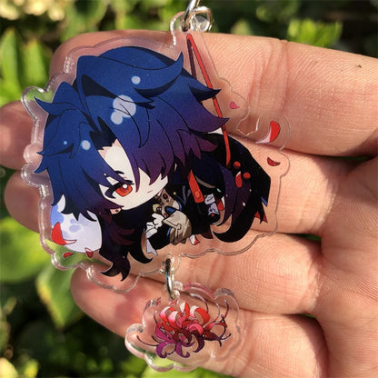 Honkai: Star Rail Kafka March 7th Dan Heng Clara Pom-Pom Cosplay COSTUME Keychain Accessories Key Chain Pendant Prop Xmas Gift