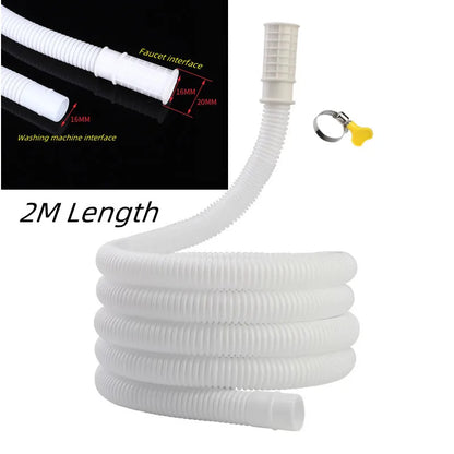 1-4M Washing Machine Draining Hose Plastic Tube Pipe  Extension Drainpipe for Air Conditioner Kitchen Faucet Accessories