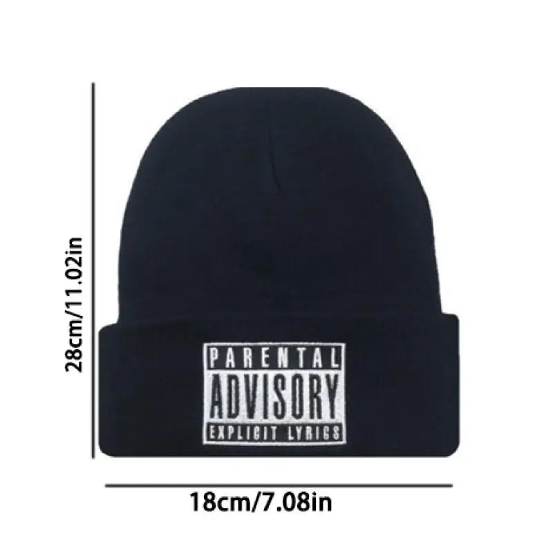 Knitted hats for men and women, knitted street dance hats, woolen hats, fashionable and versatile, trendy styles