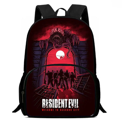 Backpacks Movie Residents Evil Boys and Girls Student Birthday Gift Child School Bags Large Capacity Camping Durable Rucksack
