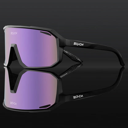 SCVCN Cycling Glasses Bike Mountain Bicycle Hiking Camping Golf UV400 Sunglasses Sport Protection Glasses for Men Women Baseball