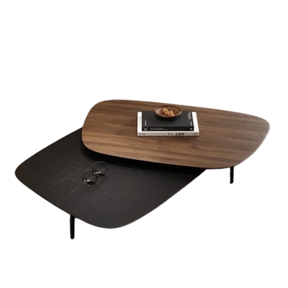Clear Tray Luxury Coffee Table Kawaii Unique Modern Wood Nordic Side Table Living Room Balcony Mesa Auxiliar Home Furniture