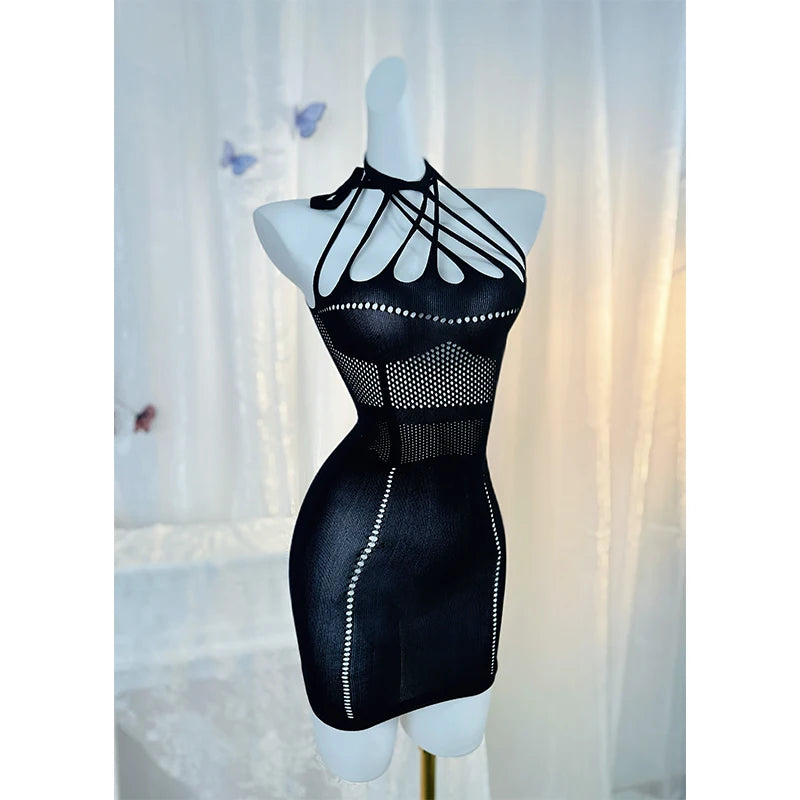Sexy Cover Up Hollow Out Fishnet Dress without Bikini Summer Holiday DS134