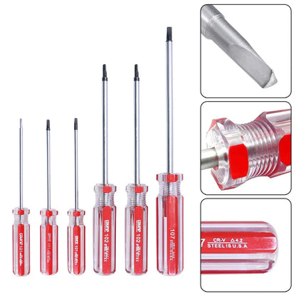 6pcs Triangle Screwdriver Triangle Drive Head TA1.8 TA2.0 TA2.3 TA2.7 TA3.0 TA4.2 Screw Removal Repair Tool Hand Manual Tools