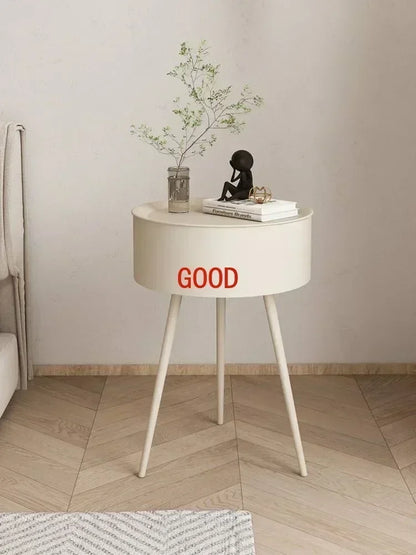 Modern Simple Bedroom Bedside Table Rental Room with Bed Side Table Storage Small Table