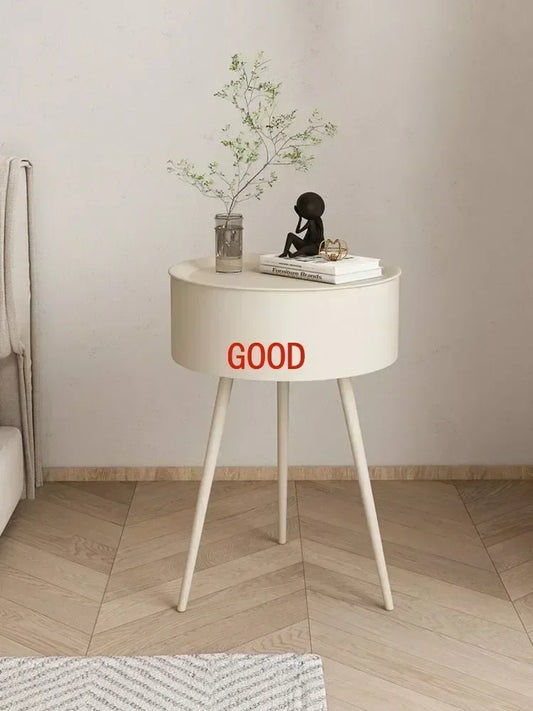 Modern Simple Bedroom Bedside Table Rental Room with Bed Side Table Storage Small Table
