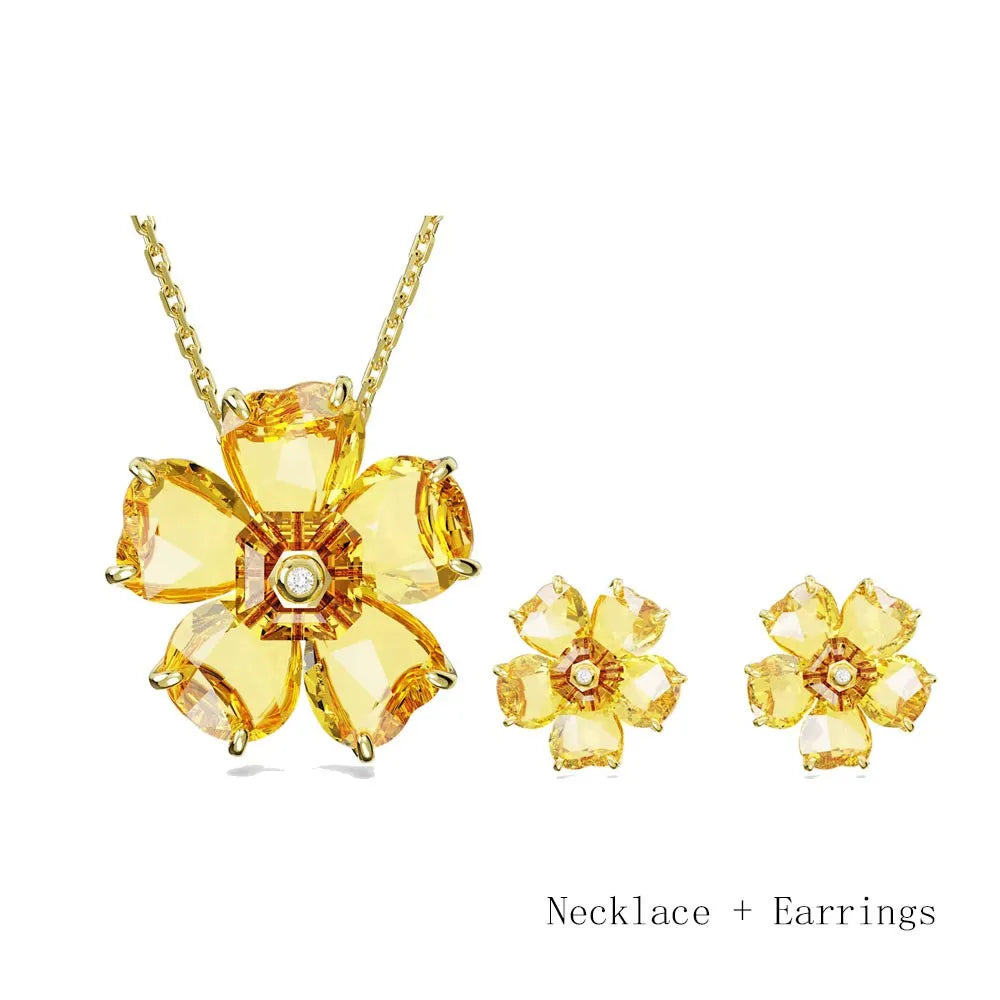 2026 High Quality Shiny Luxury Brand Fine Jewelry Sets Exquisite Fine Fashion Party Gifts for Women New Christmas Ornaments