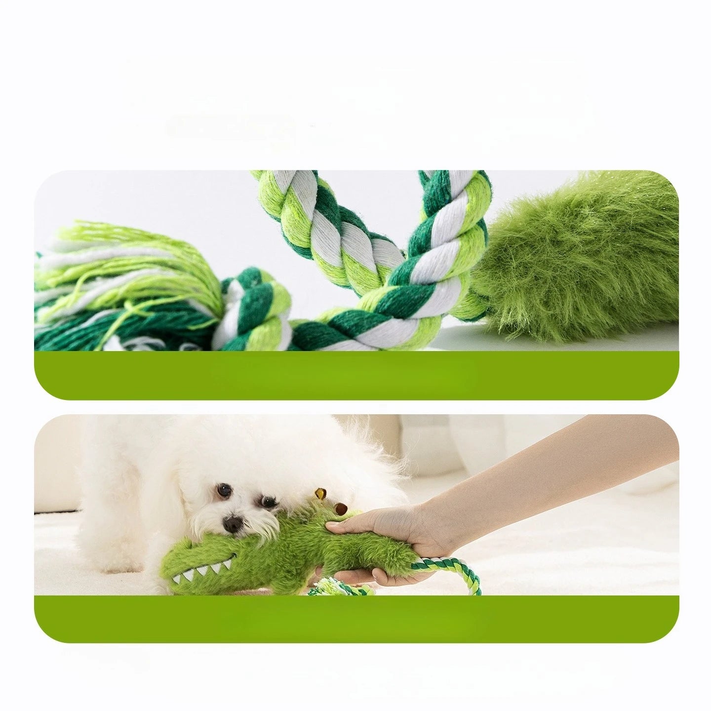 Plush Squeaky Dog Toys Crazy Zoo Plush Sound Toys Human Pet Interactive Tug of War Knot Bite-resistant Pet Toys Outdoor Funny