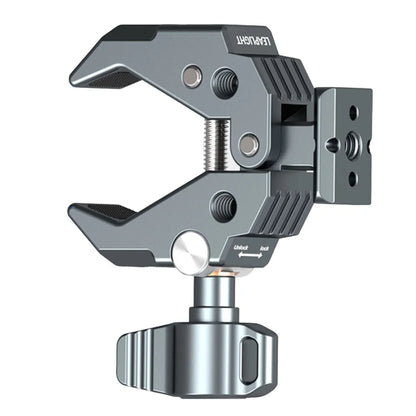 2024 Metal Multi-functional Crab Super Clamp with NATO Base Powerful Magic Arm Clamp for Camera Phone Monitor Umbrella LED Light