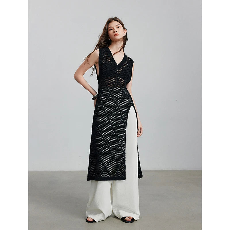 TOYOUTH Women Dress 2025 Summer New Elegant Dress 8529006