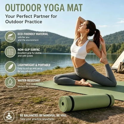 180x50cm Foldable Non-slip Pilates Yoga Mat Thick Portable Travel Fitness Exercise Pad For Exercise Yoga And Pilates Gymnastics