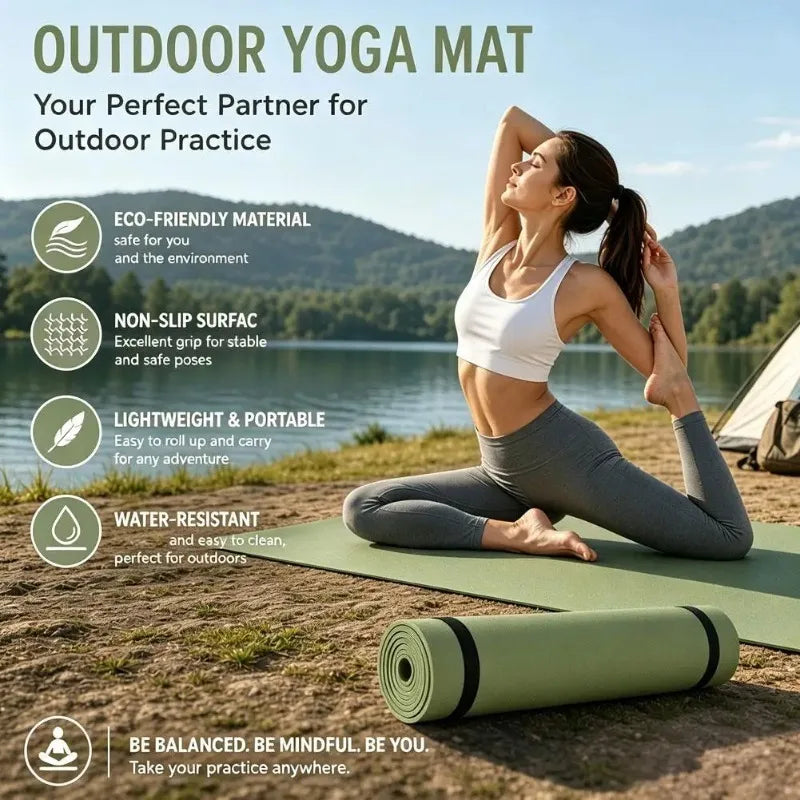 180x50cm Foldable Non-slip Pilates Yoga Mat Thick Portable Travel Fitness Exercise Pad For Exercise Yoga And Pilates Gymnastics