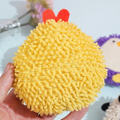 Cartoon Animal Shaped Pet Squeak Toys Bite Resistant Cute Pet Plush Toys Non-Toxic Funny Interactive Pet Toys Teething Cleaning