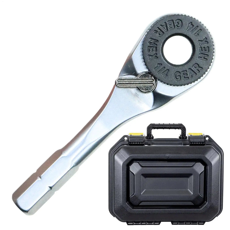 Small Ratchet Portable Ratcheting Wrench Furniture Non-slip Handle Durable Supplies For Bicycle Car Camper Wrench Repair Tool