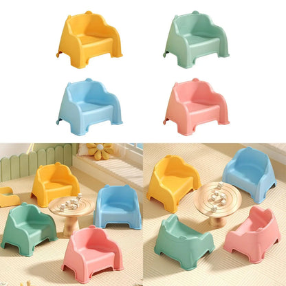 Small Stool Sturdy Lightweight Foot Stool Under Desk Footrest Shoe Changing Stool with Back Support Step Stool for Kitchen
