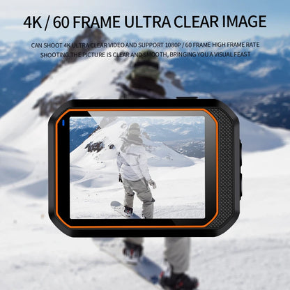 4K Dive Action Camera 4K HD With Remote Control Waterproof Sport Screen Drive Recorder 4K Sports Helmet Action Cam
