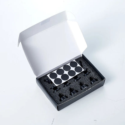 Pailvens loudspeaker Spikes 8 Series Set loudspeaker Alu Alloy Feet Subwoofer Feet 16x Adhesive Pads Speaker Stand