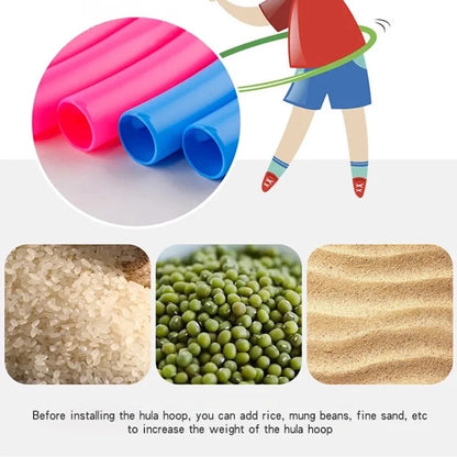 Children's waist spinning toy outdoor detachable exercise circle fitness equipment plastic gymnastics fitness training equipment