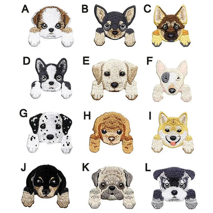 Cute Small Dog Baby's Clothes Patch Clothing Patches Applique Backpack Decoration