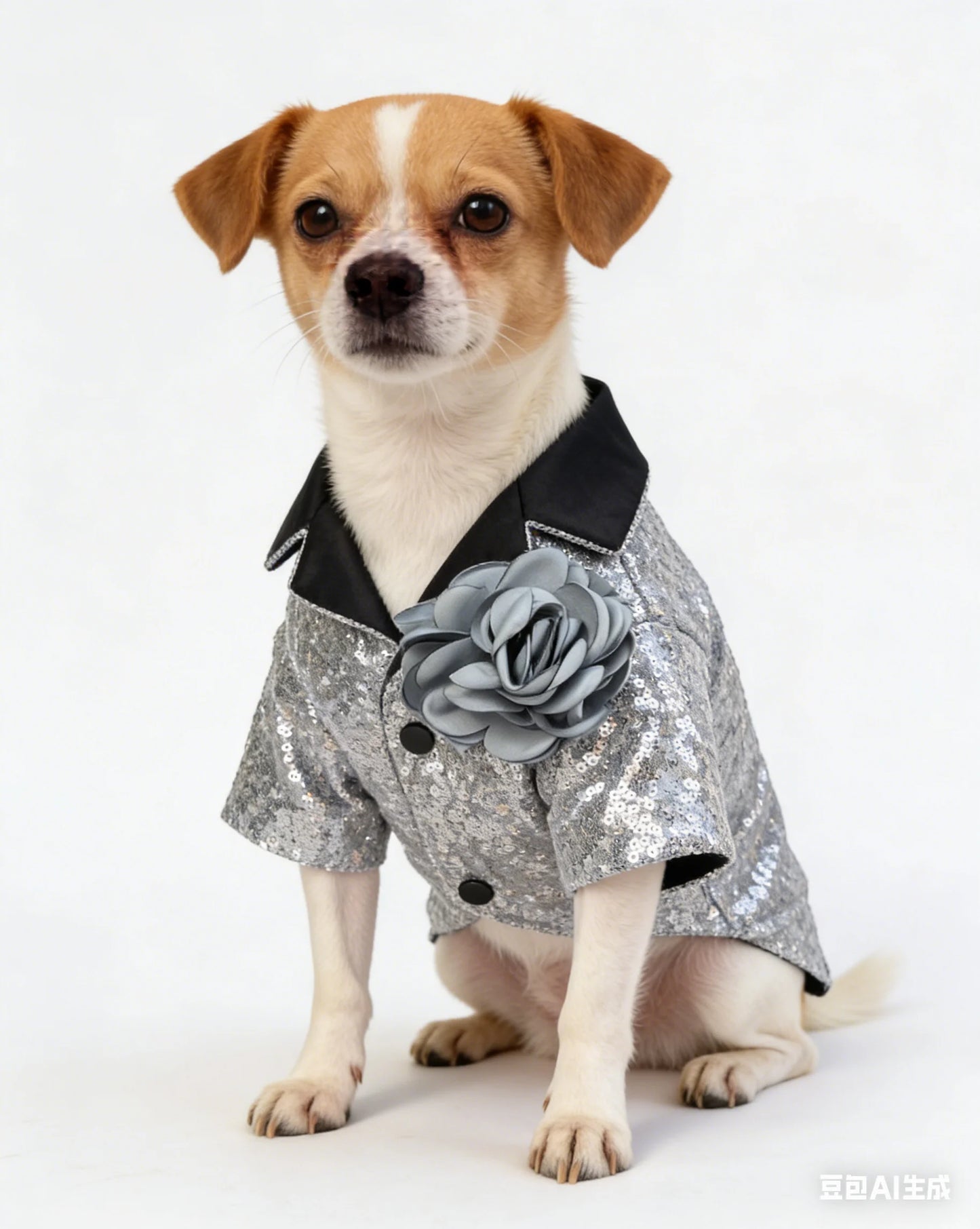 Pet Clothing Fashion Dog Tuxedo Costume, Elegant Cat Clothes & Pet Holiday Dress Accessories for Wedding Party