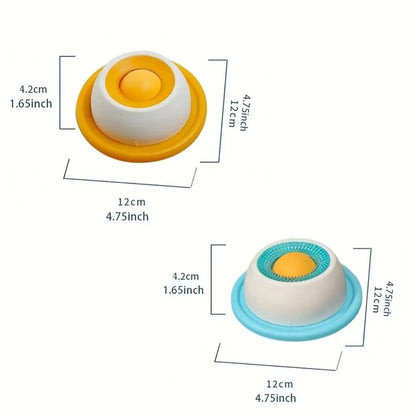 Funny Interactive Pet Lick Toys Promotes Dental Health Self-Soothing Snack Bowl Training Yogurt Licking Plate For Dogs Cats