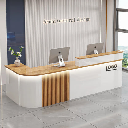 Professional Office Bar Counter Simple Luxury Beauty Design Reception Desk Modern Salon Bancone Bar Lusso Commercial Furniture