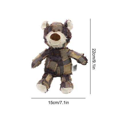 Pet Dog Toys Bear Squeaking Stuffed Toys For Dogs Cat Chew Squeak Toy for Small Dogs Play Funny Training Anxiety Relief Sleep Do