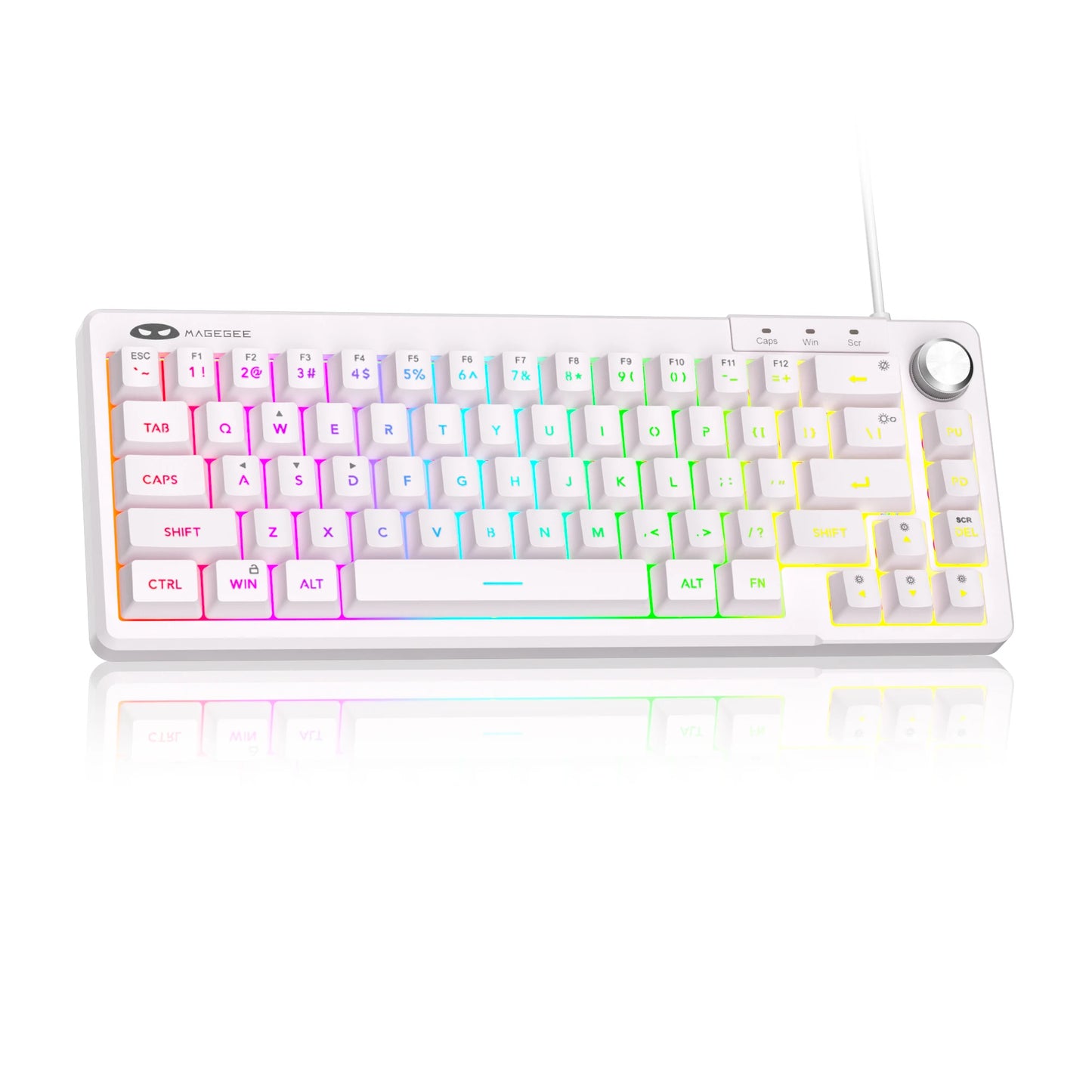 MageGee TS68 Mini 60% RGB Gaming Keyboard 68 Keys Wired RGB Gaming Keyboard with Customized