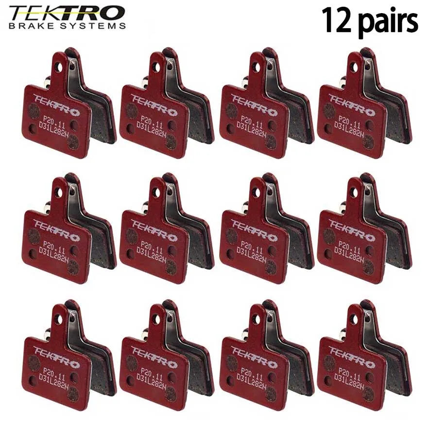 TEKTRO P20.11 Semi-Metallic Brake Pads for Mountain Bike Disc Brake Systems - High Friction, Durable & Quiet Performance