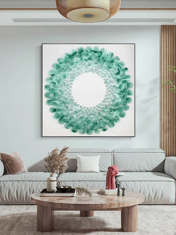 Modern three-dimensional decorative painting acrylic abstract painting interior art installation painting