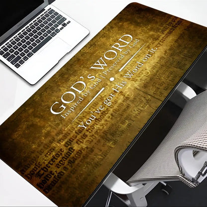 Bible Verse     Mouse Pad Game mouse pad face gamer desk pad mouse pad carpet accessories table pad