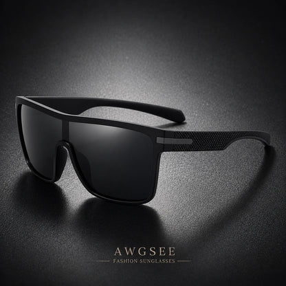 Oversized Square Sunglasses Men Women Monolithic Lens Anti Glare UV400 Driving Shades Outdoor Sport Vacation Fashion Sun Glasses