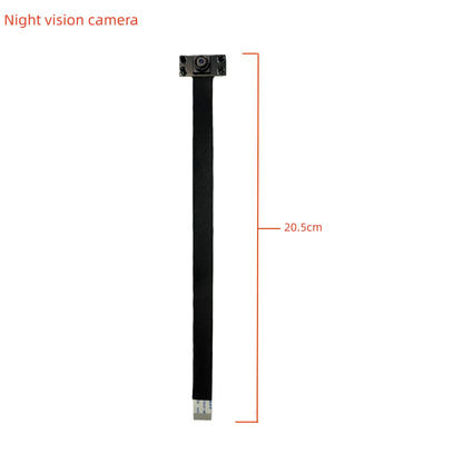 Miniature camera accessories, including standard camera, night vision camera, and wide-angle lenses camera.